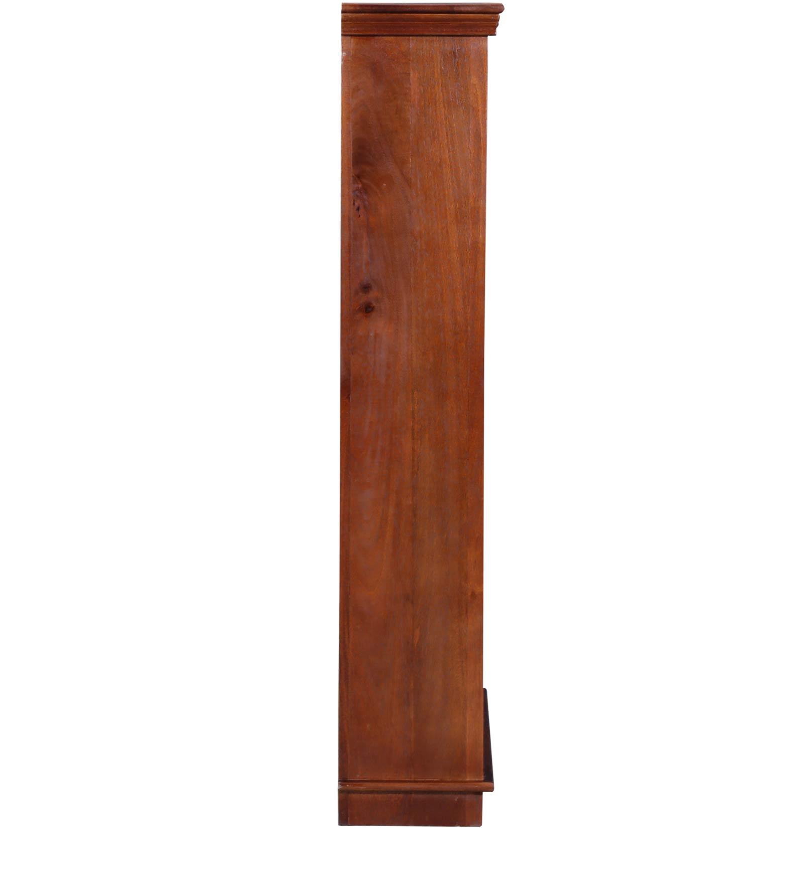 Benny Book Shelf Cum Display Unit in (Honey Oak Finish)